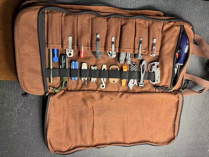 Roaring Fire The Pack Mule Mini 2-in-1 Tool Roll Bag, Double-Sided Roll