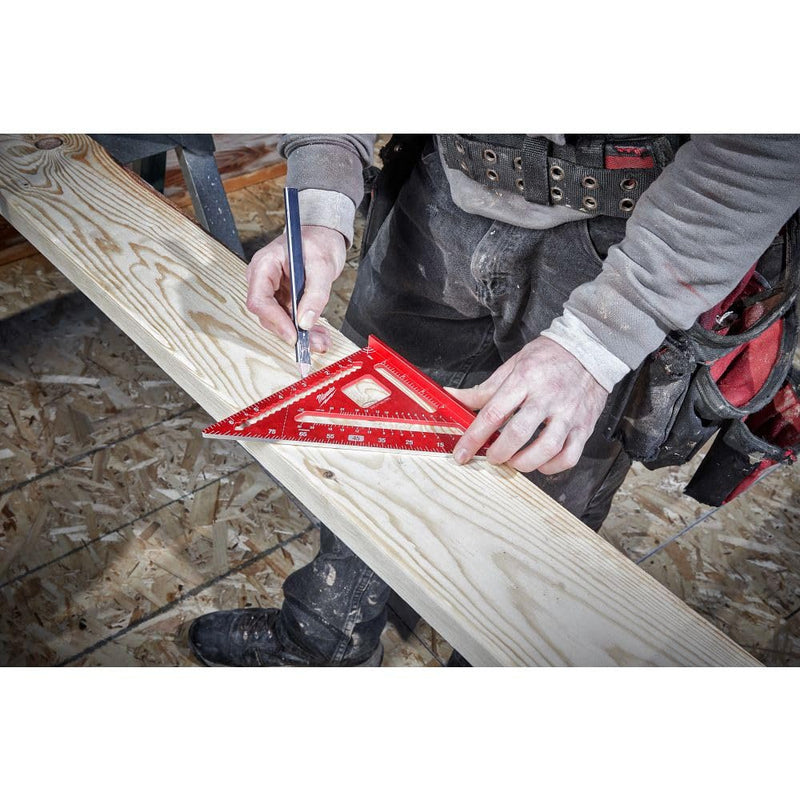 Milwaukee Tool 7-inch Rafter Square and 4-1/2-inch Trim Square Set