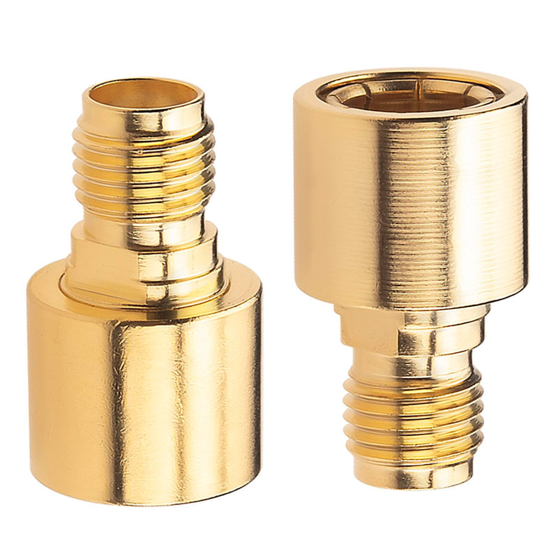 onelinkmore RF Quick Coaxial Adapter SMA Male Quick Push-on to SMA Female Adapter SMA push-pull Adapter DC-12GHz Test Testing Tanger 50ohm Pack of 2 SMA Male to SMA Female