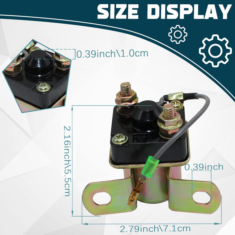 Starter Solenoid Relay for Polaris Magnum 325 425 500 Sportsman 335 400 500 600 700 Xplorer 250 300 400 500 Trail Boss 250 300 325 330 350 Trail Blazer Scrambler 250 400 Big Boss 250 300 350 400 500