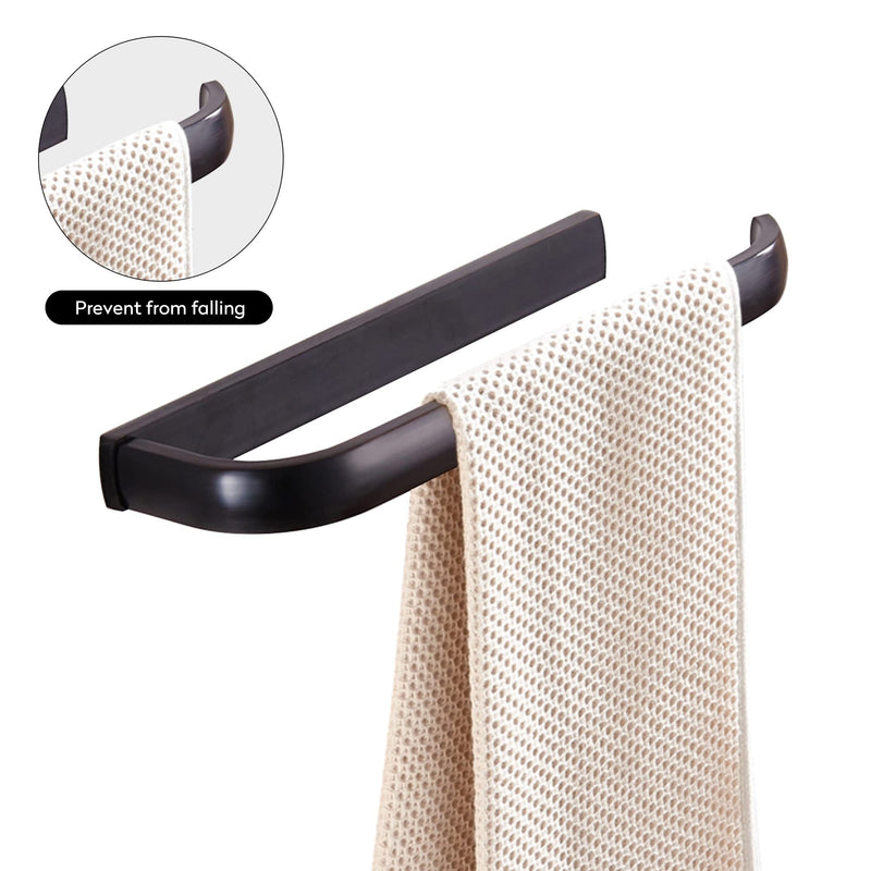 WINCASE Bronze Towel Holder, Bathroom Hand Towel Ring, Oil Rubbed Towel Rack Hanger Wall Mounted Bath Accessories Hardware ORB Towel Ring B