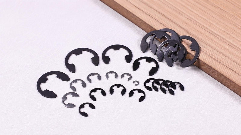 1050Pcs M1.5-M22 External Retaining Ring E Clip Snap Rings 1050