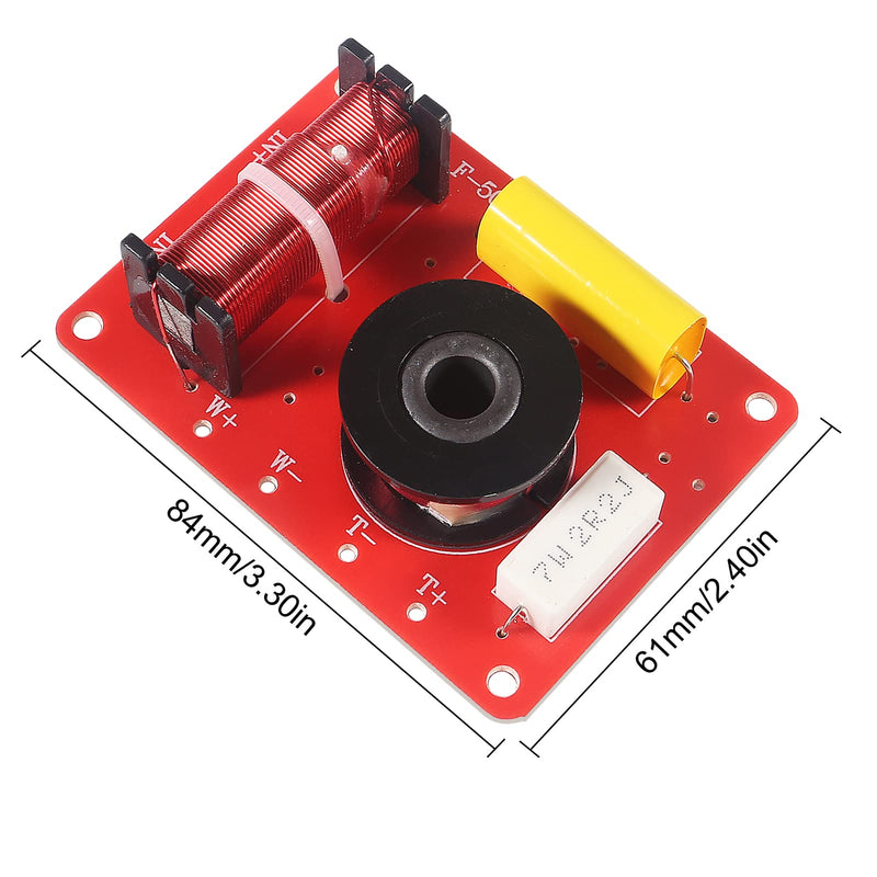 Alinan 2pcs 130W 2-Way Speaker System Audio Crossover Filters Frequency Distributor