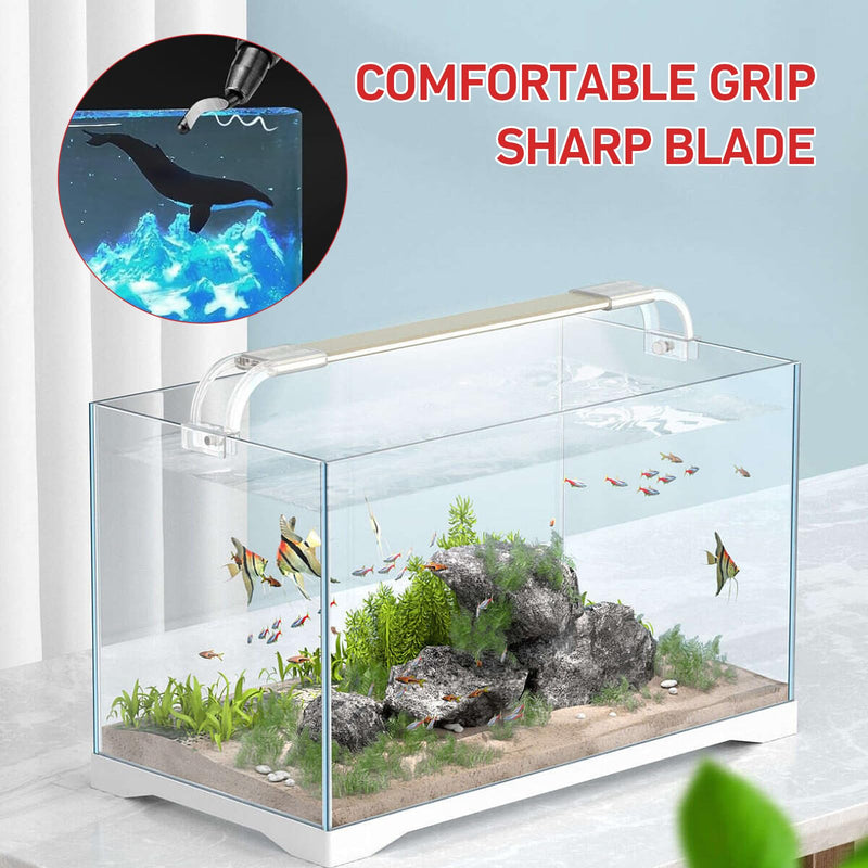 Deburring tool universal, metal handle hand deburring tool with 10 high-speed steel blades, hand deburring tool 360° rotating blade cutting tool for plastic metal 3D printer PVC