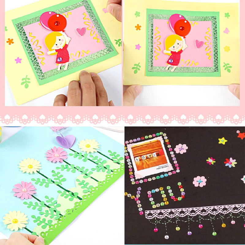 MIAO JIN Semicircular Wreath Craft Paper Edge Punch - Hand Scrapbooking Hemming & Fancy Border/Edge Hole Punch, DIY Art Projects, Cards, Decorations 1PCS
