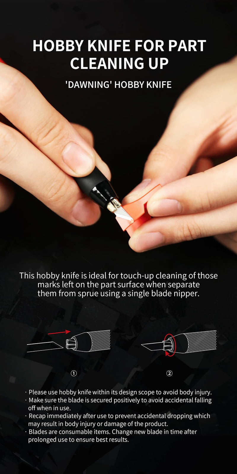 DSPIAE Departure Tool Combo Set – Precision Hobby Tools for Model Building, Gunpla, Crafting, and DIY Projects