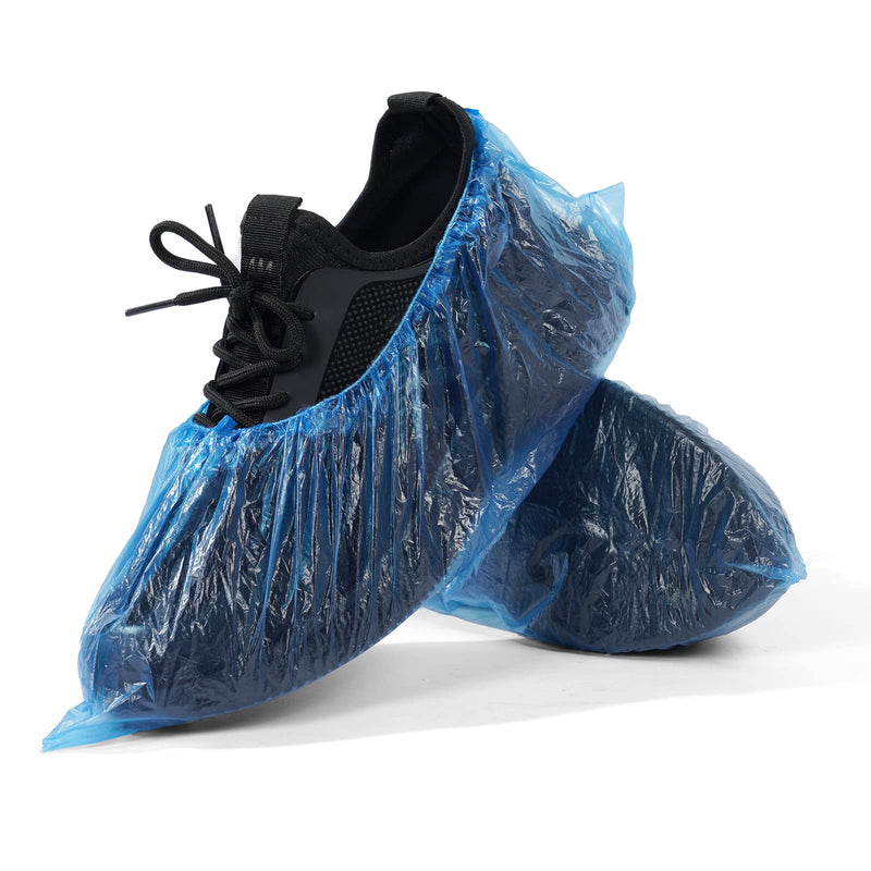 flintronic disposable shoe covers, PE shoe covers, 40 pieces (20 pairs), disposable shoe covers, non-slip and waterproof to keep shoes/floors/carpets clean and tidy