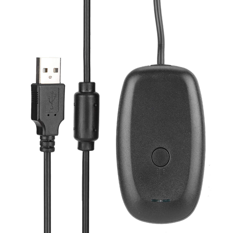 PUSOKEI Game Controller for, No Vibration PC Receiver Gaming Controller Adapter Console with USB Receiver for 360 [Video Game]