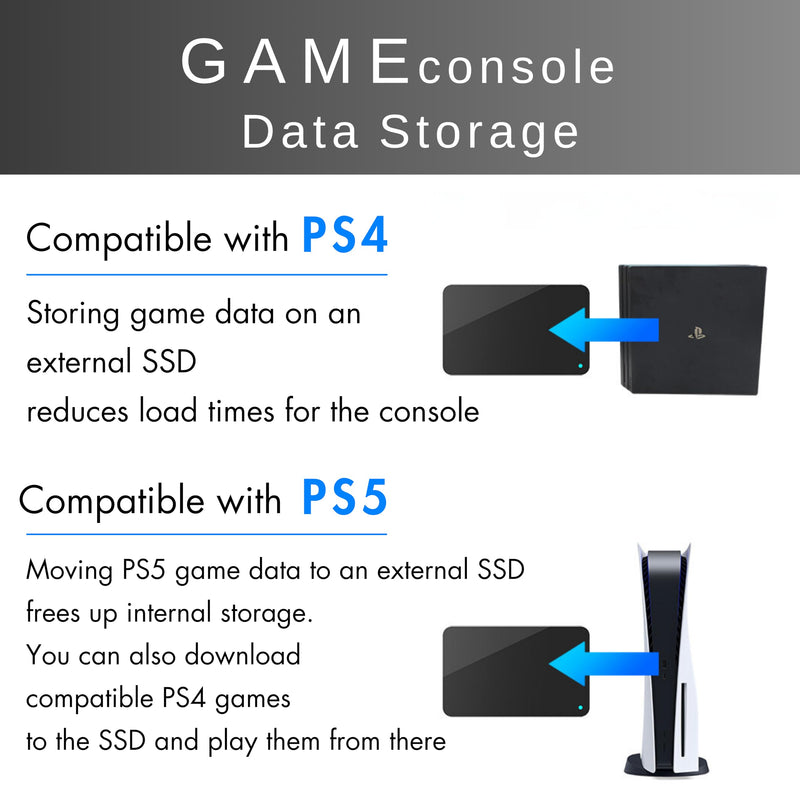 250GB Extreme Portable SSD - Up to 1050MB/s - USB-C, USB 3.2 Gen 2 - External Solid State Drive - GS66025EX-BK 250GB