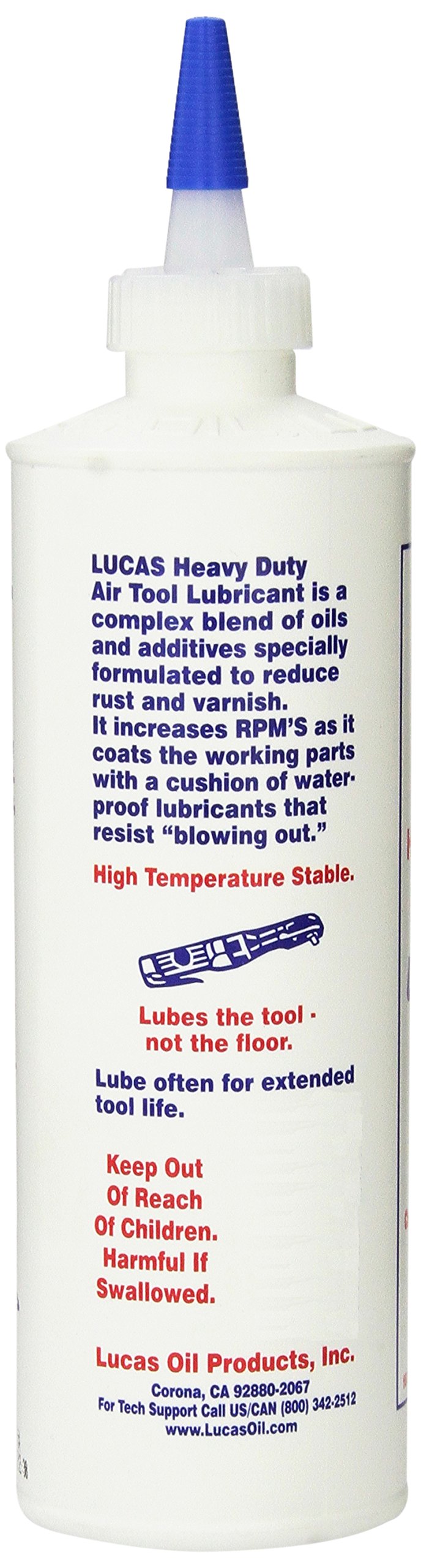 Lucas Oil 10216 Air Tool Lubricant/12X1/P White 16 Ounce