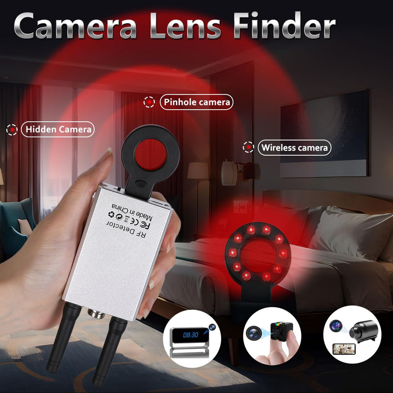 Professional Multi-Function Camera Detector with 10 Level Sensitivity for Hotel, Office,Car