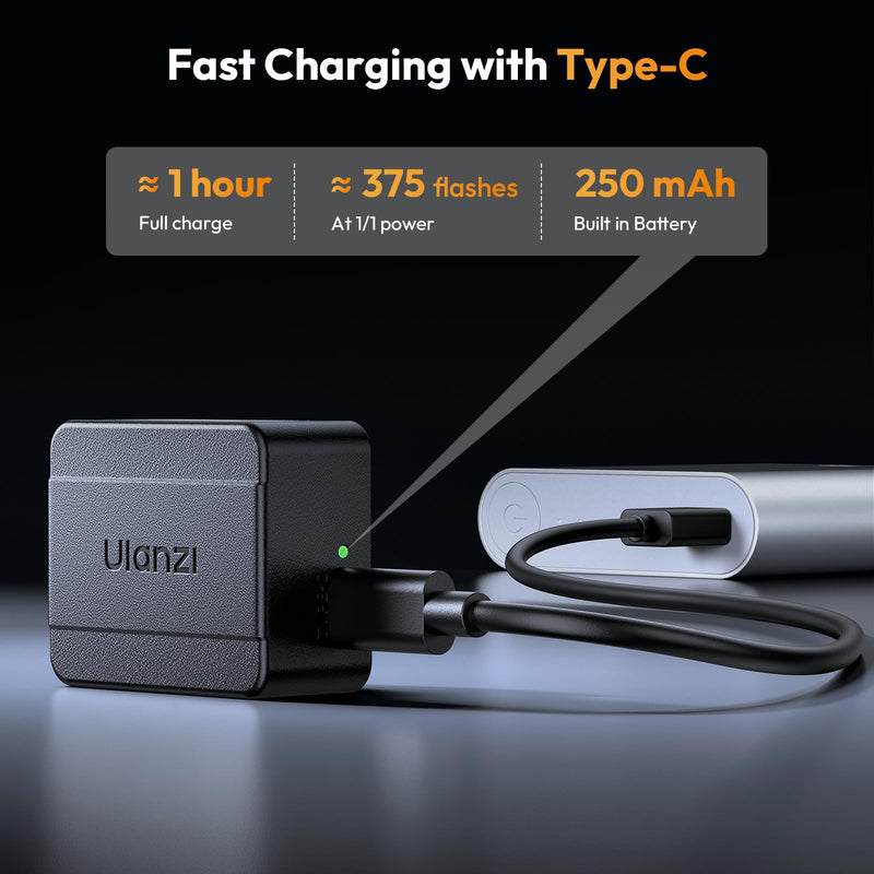ULANZI SL01 Mini Camera Flash, GN8 6500K Mini Flash Speedlite, 4 Power Levels, Compatible with Sony ZV-1/ZV-E10/Canon/Nikon/Fuji/Panasonic/Leica/Olympus, 【Not Fits Sony ZV-1F】 SL01-Mini Flash Speedlite