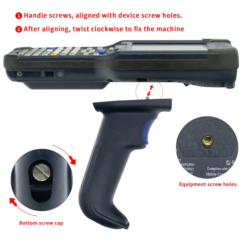CK3 Trigger Handle with Screw for Intermec CK3 CK3R CK3X CK65 Handheld Barcode Scanner Mobile Computer,Stable Sensitive Grip (P/N:203-879-003)