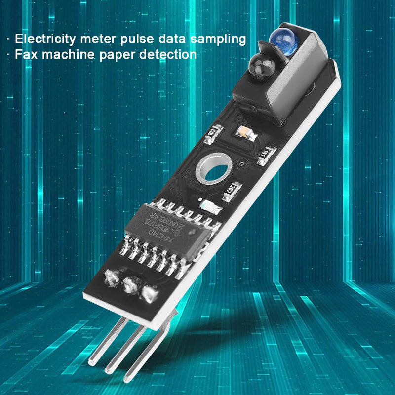Infrared Reflection Sensor, 3pcs 1mm-25mm 1 Channel TCRT5000 Infrared Reflection Tracking Sensor Module Auto Black/White Line Detection