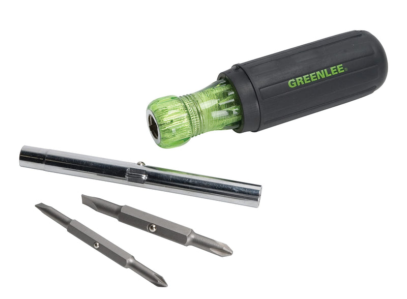 Greenlee, 0159-LBFC, 3-Piece Electrician Tool Kit with Stainless Steel Wire Stripper and Cable Crimper, 6-in-1 Multi-Tool Screwdriver and Bonus 7-Inch Long Nose Side-Cutting Pliers