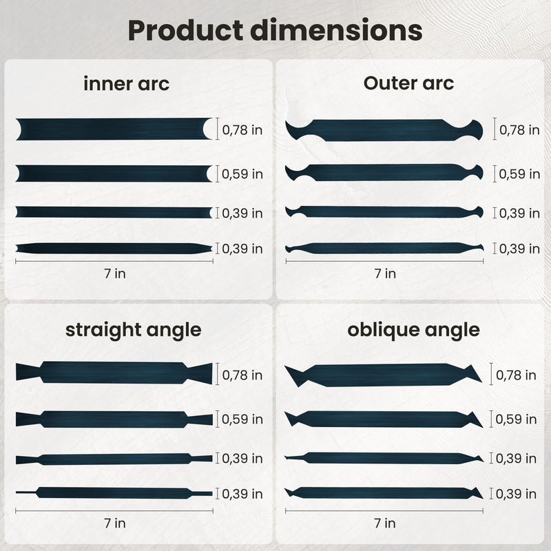 17PCS card scraper woodworking Cabinet scraper card Set for woodworking multi burnisher,Contour Sanding Scraper， bevel knife deburring tools for compact spaces detailed wood finishing
