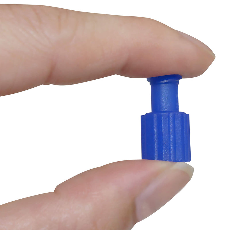 Combination stopper Fresenius Luer Lock disposable syringes disposable syringes (color: blue, quantity: 100 pieces)