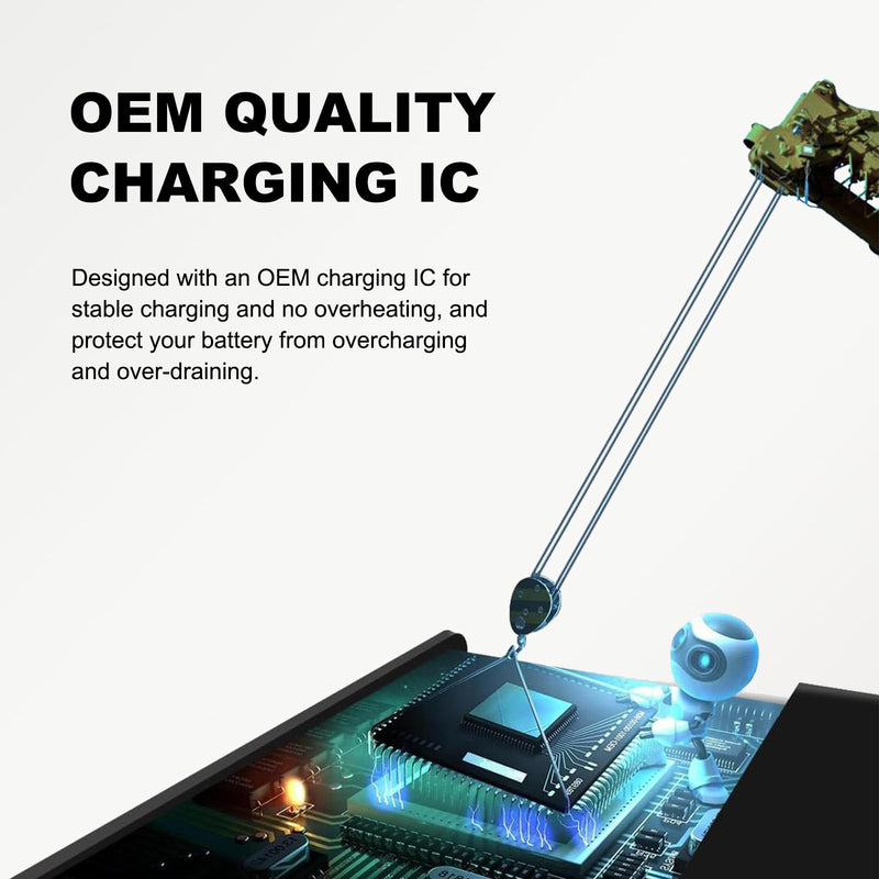 Charging Port Replacement Kit Compatible with Galaxy A50, Dock Board USB-C Connector Only for A50 SM-A235F SM-A235F/DS, with Toolkit