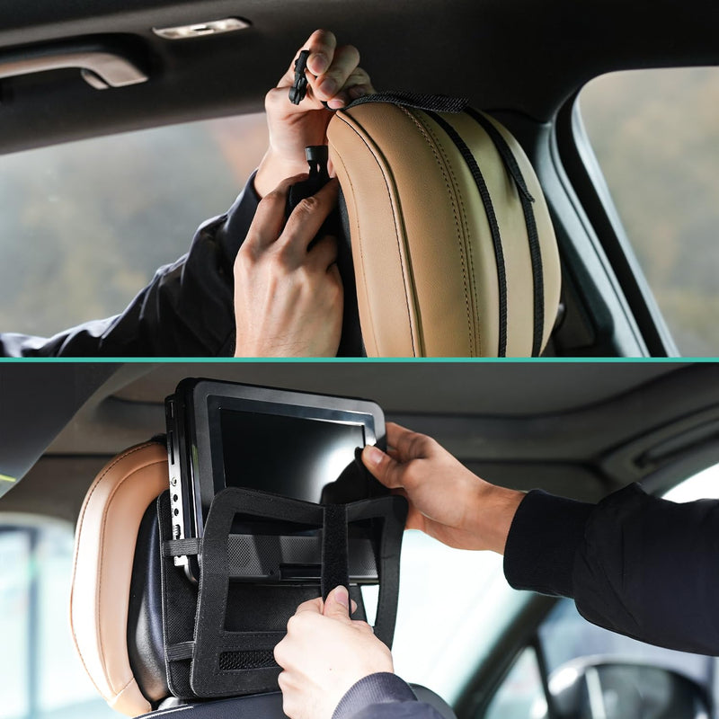 DVD Player Headrest Mount Holder Car Back seat Headrest Holder for Swivel & Flip Portable DVD Player, Suitable for POFOTO 7.5 inch DVD Player