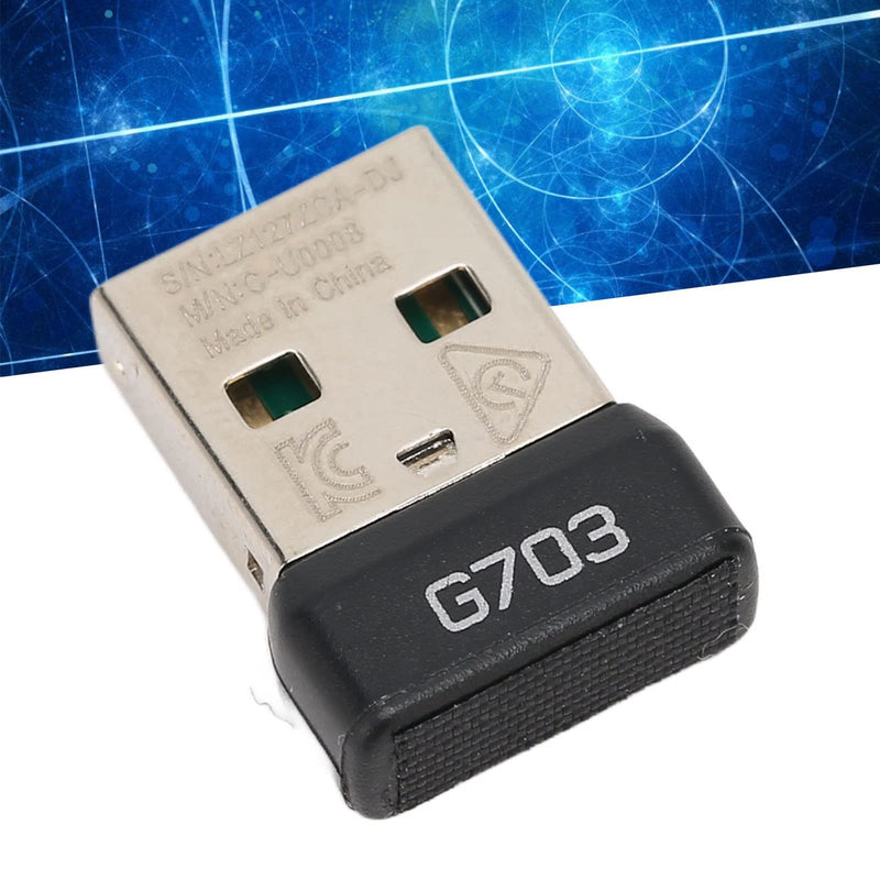 Mouse Receiver, USB Mouse Receiver for G703 for Lightspeed Mouse 2.4G Technology Portable Mouse Adapter, Easy to Carry and Store