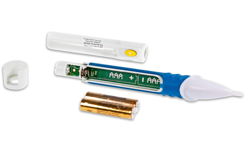 PeakTech magnetic field tester/magnetic field detector/magnet tester with flashlight PeakTech 1010, blue white single