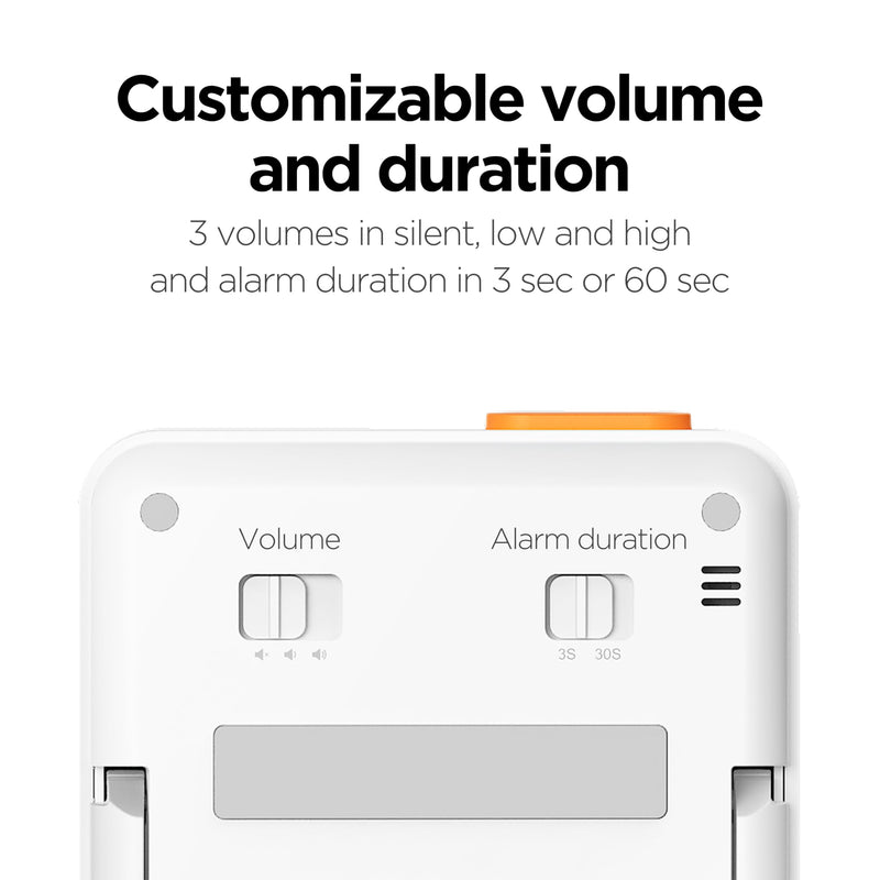 mooas Visual Timer for Kids & Adults, 60 Minute Analog Countdown Timer for Classroom School, Homeschooling, Silent Visual Timer for Study ADHD Pomodoro Time Management Battery Operated (Orange)