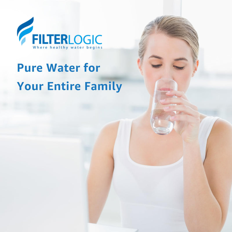 Filterlogic FF08 Faucet Water Filter Replacement, Compatible with All PUR® PLUS Water Filter Replacement RF9999®, NSF 42 Certified, 18-Month, 1800-Gallon, 6 Pack 6 Count (Pack of 1)