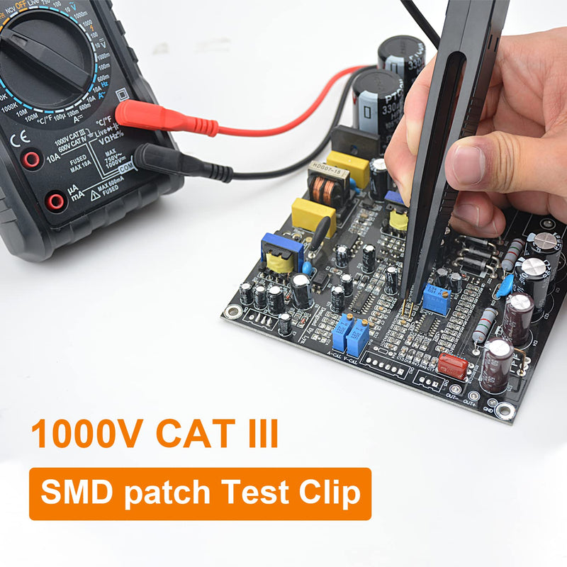 Test Leads for Multimeter Test Cable Set MESTEK 21 Pieces Banana Plug Test Probes Crocodile Clips Mini Hook Test Probe Extension Cables Specialty Accessories Kit