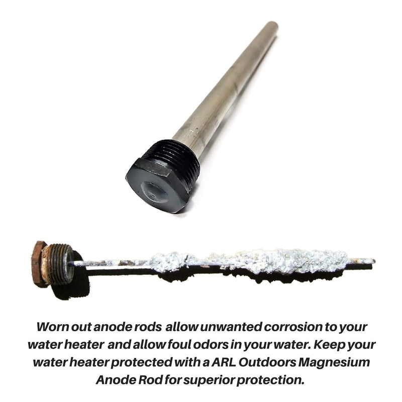 RV Anode Rod Magnesium Water Heater Tank Protection for Your Investment- 9.25’’ long ¾’’ threads Suburban Mor-Flo 6 Gallon.