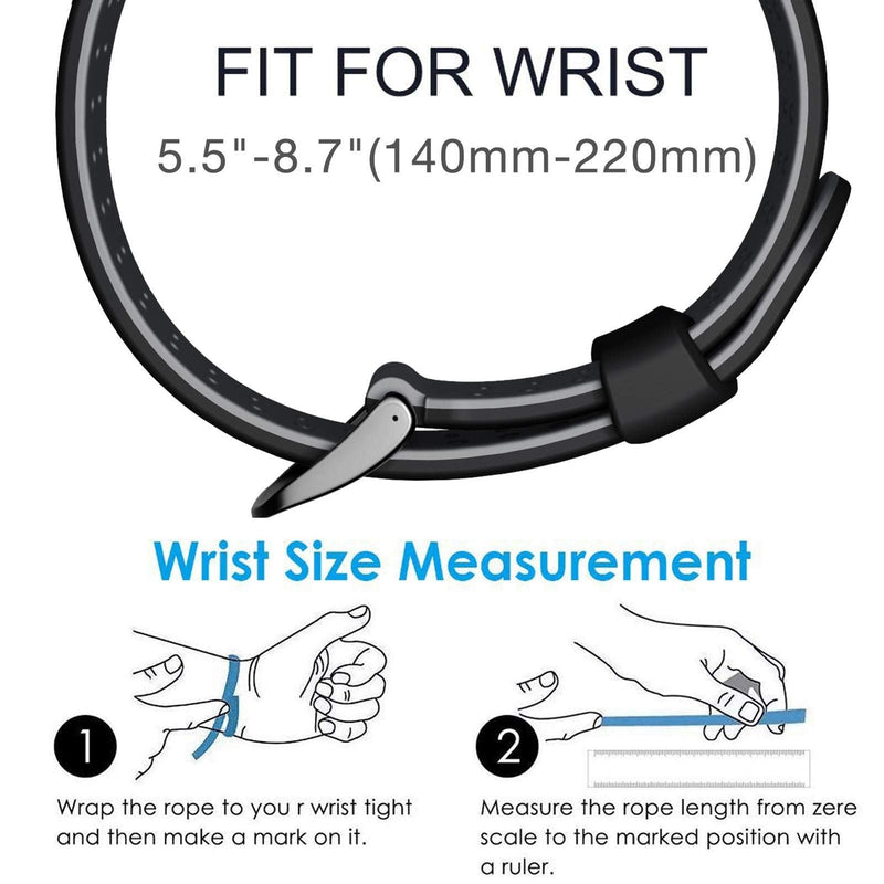Abanen for Fenix 7 / Fenix 6/ Fenix 5 / EPIX 2 Silicone Quick Fit 22mm Watch Bands, Soft Sport Skin-Friendly Waterproof Wristband Strap for Garmin Instinct/Instinct 2 Solar,Approach S62 Black-Grey