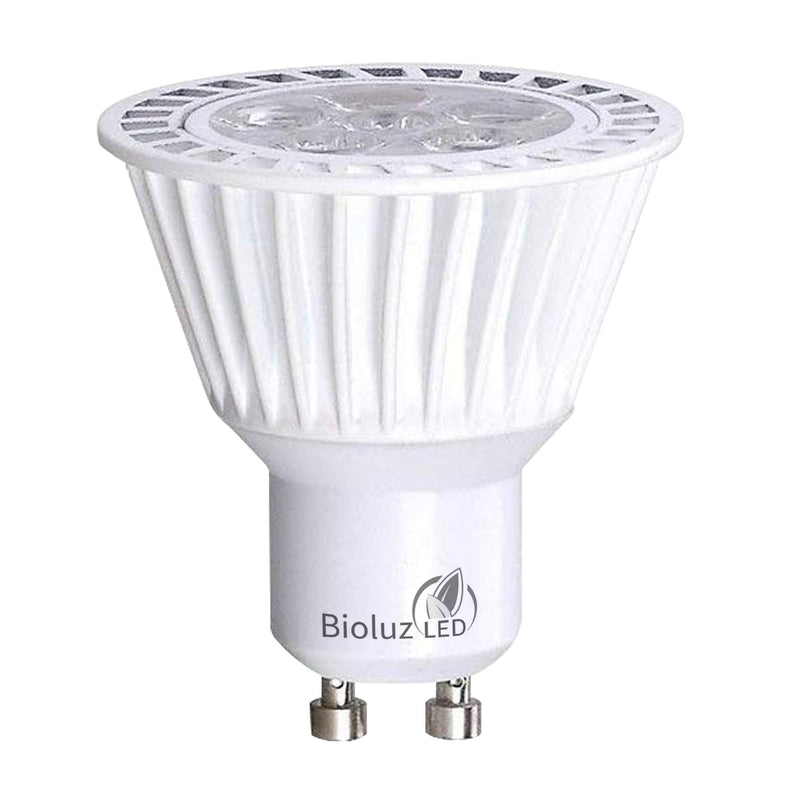 Bioluz LED 10 Pack GU10 LED Dimmable Bulbs - Commercial Grade Dimmable 3000K, 50W Halogen Replacement, 120V UL Listed Light Bulbs (Pack of 10) 10 Count (Pack of 1)