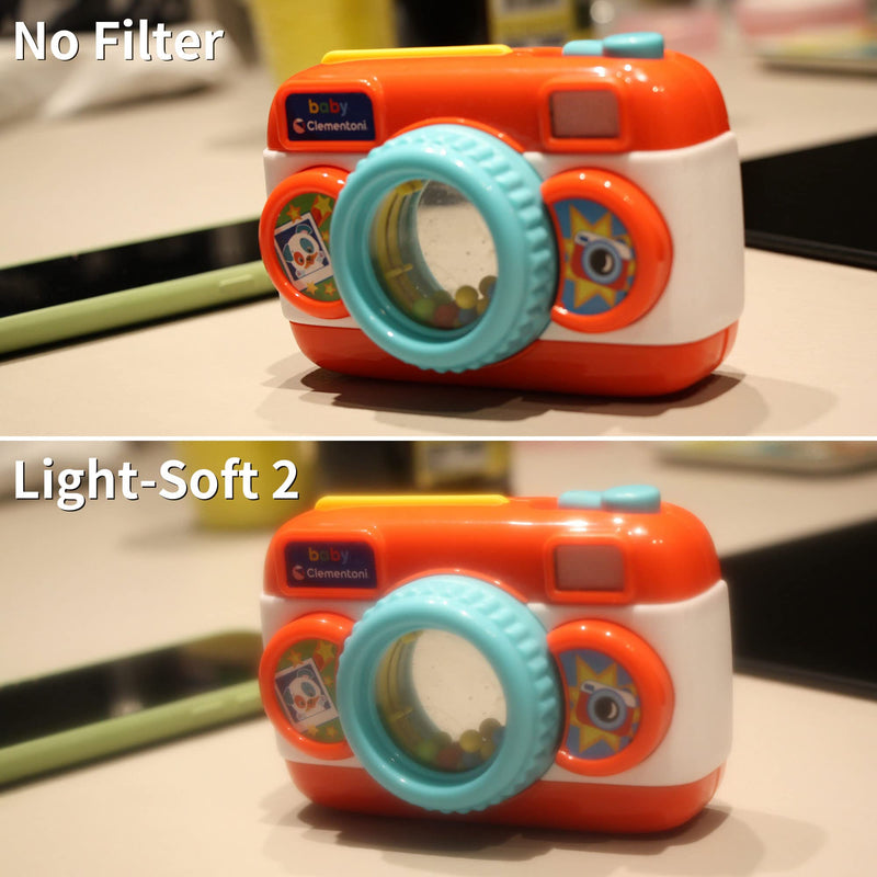 Walking Way White Mist Filter 67MM Soft Focus Filter Circular Diffusion Filter Dreamy Fog Effect Camera Lens Fliter for Video/Vlog/Portrait Photography(Medium-Soft 2, 67MM) 67 mm Medium-Soft 2