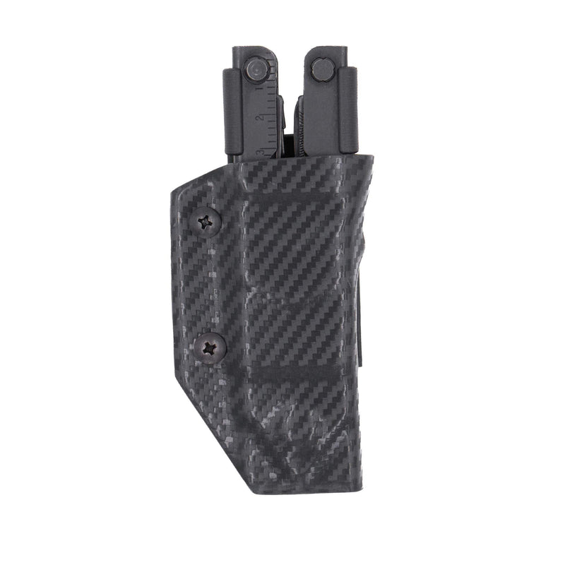 Clip & Carry Kydex Multitool Sheath for Gerber MP600 ~Fits bluntnose & needlenose Models~ Made in USA (Multi-Tool not Included) Multi Tool Holder Holster CF Black