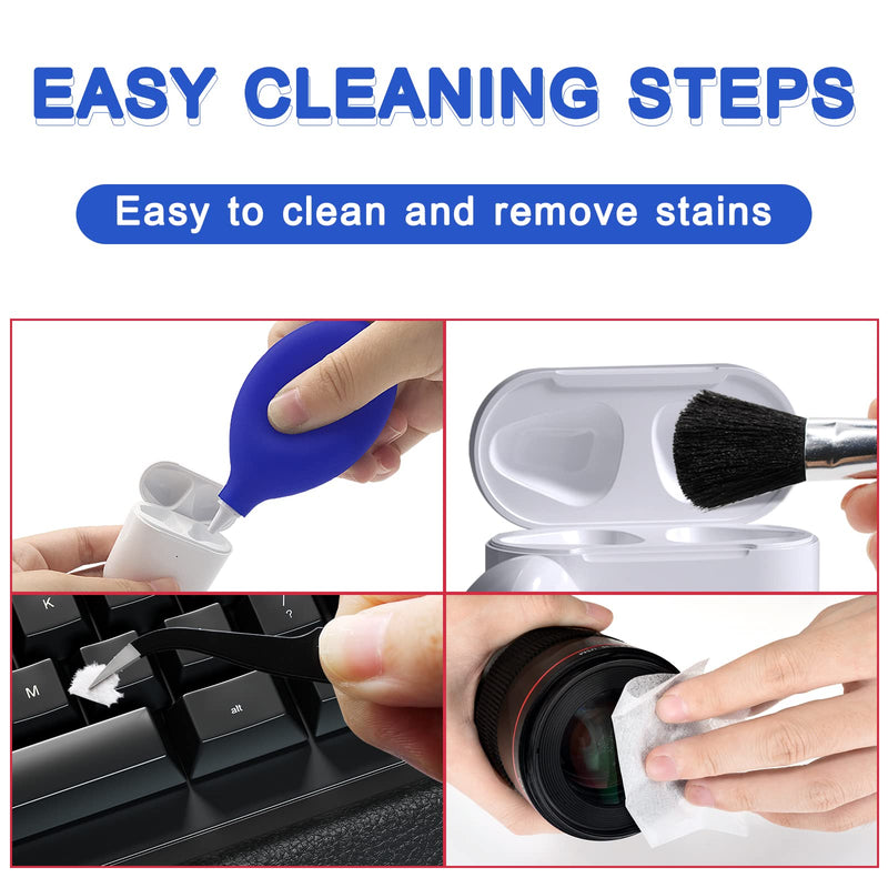 Cell Phone Cleaning Kit, Speaker Cleaner for iPhone, Charging Port Cleaning Tool, Electronic Cleaning kit, Compatible with Airpods Earbuds Camera USB C Lightning Port ipad (140PCS)