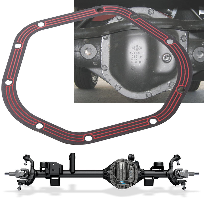 D044 Differential Cover Gasket Fit for Dana 44 Steel core Rubber coated Fit JEEP FORD GMC Axle Dana 44 DCG-D044