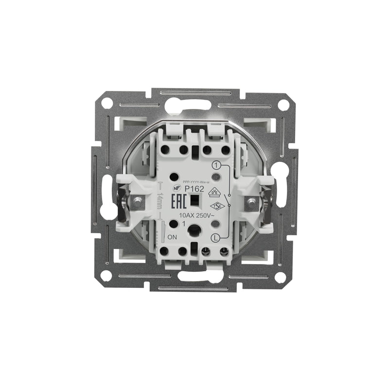 Schneider Electric Asfora EPH0170121D on/off switch 10 AX - 250 V, flush-mounted, plug-in terminals, white