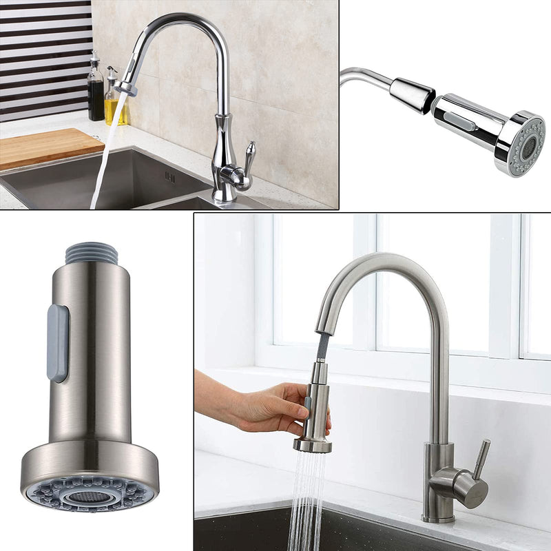 SUpoetry Shower Head Faucet, Two Water Output Modes, Suitable for Kitchens and Bathroom Faucets, Water Saving, Faucet Filter, Removable Faucet for Kitchen, Universal G 1/2 Inch