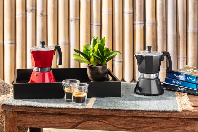 Leopold Cafetera Espresso 6 tazas Tivoli-roja (Induccion)