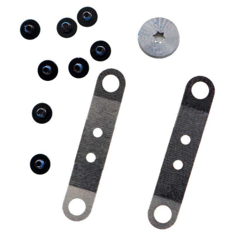 Deal4GO TouchPad Screw w/Trackpad Mounting Bracket Flexures kit Replacement for MacBook Pro A1278 A1286 A1297 A1342, Black, A12788697TPS