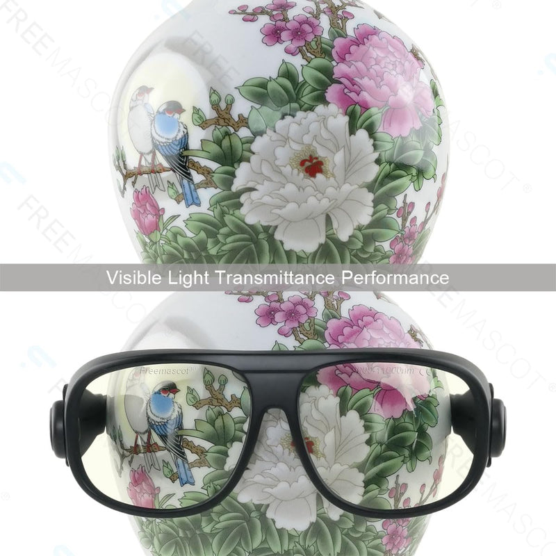 FreeMascot OD 6+ 9000nm-11000nm / 10600nm Wavelength CO2 Laser Safety Glasses Style 1b