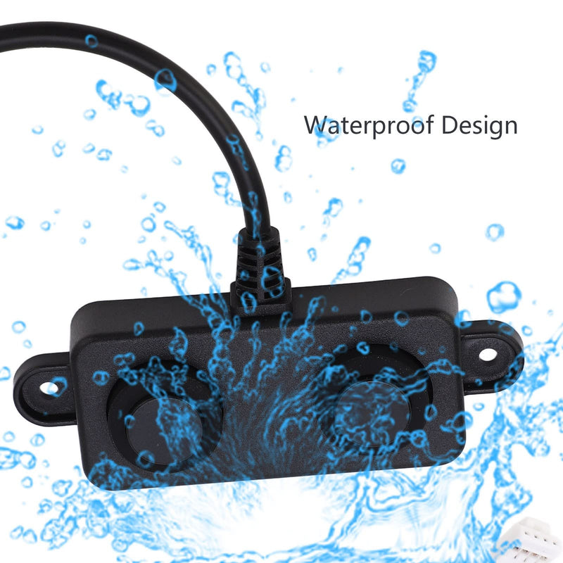 Ultrasonic Distance Sensor 3 to 450cm Range Waterproof Ultrasonic Detector DC 3.3V to 5V Ultrasonic Distance Detector for Robot UART Controlled