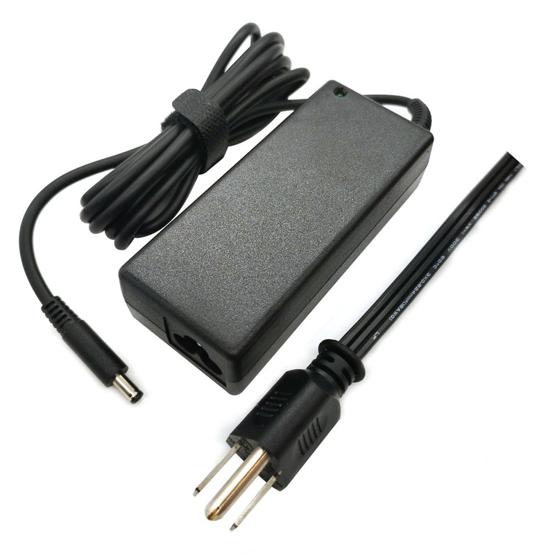 Dell 65W 4.5mm tip Laptop Charger,Latitude 3320 3330 3340 3420 3430 3435 3440 3450 3520 3530 3535 3540 AC Adapter, Black, DA65NM191