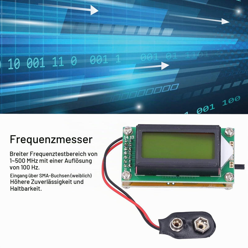 Frequency Counter 1-500MHz DIY Tester Meter Test Module