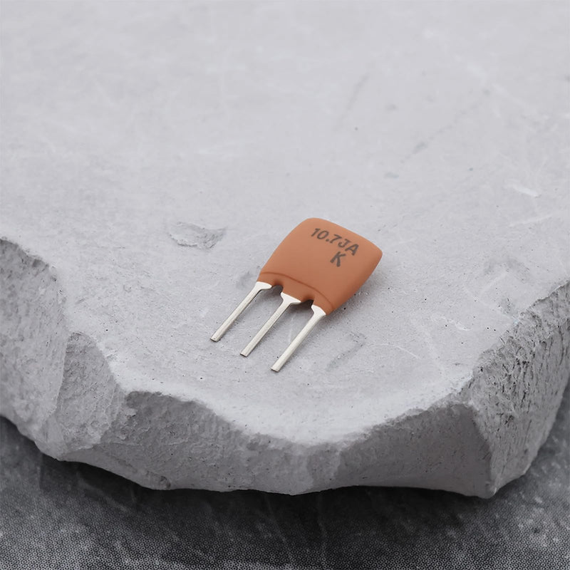 20 Pieces 10.7 MJ Ceramic Filter Quartz Oscillator for Filtering Specific Radio Signal Frequencies