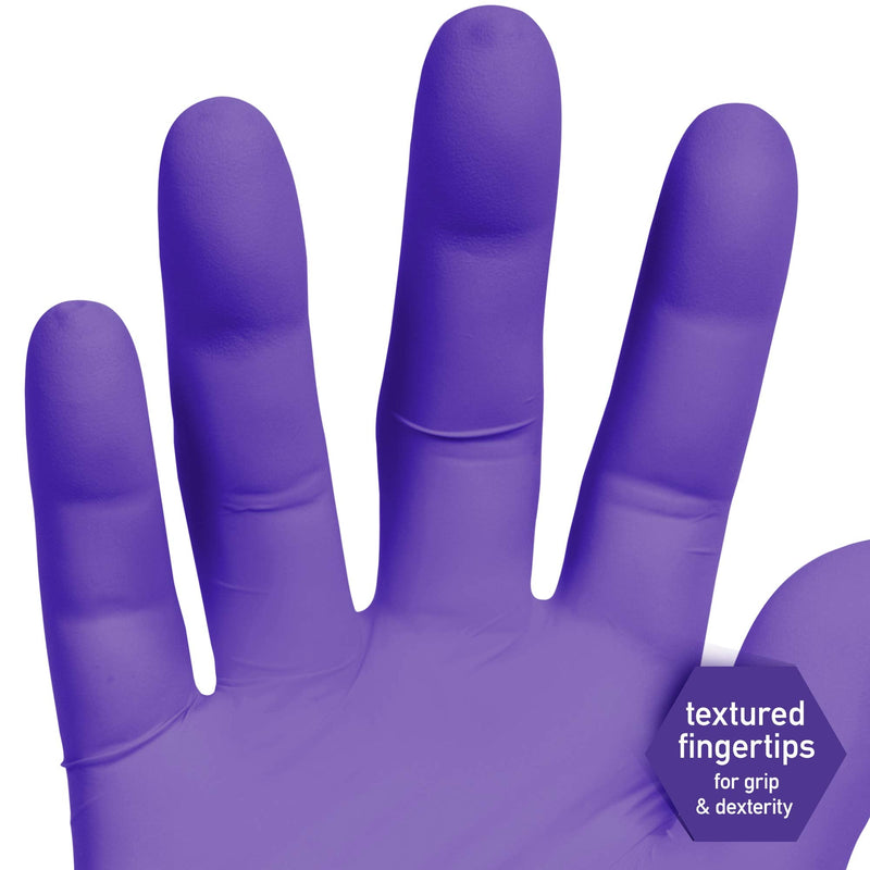 Ansell Kimtech™ Purple Nitrile™ Exam Gloves (55081), 5.9 Mil, Ambidextrous, 9.5”, Small, 100 Nitrile Gloves/Box