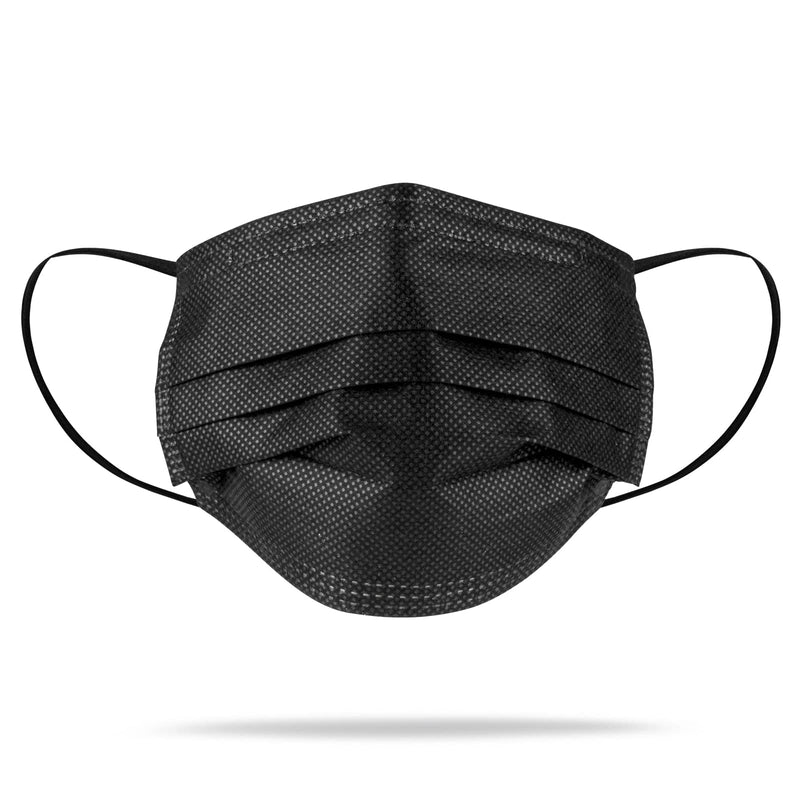 Medical Type IIR Standard EN14683 Certified Face Masks Surgical Masks 3-Ply Mouth Guard Face Mask Disposable Mask BFE ≥ 98% Surgical Mask (100 Units (1 Piece), Black, 100) 100 Units (1 Piece)