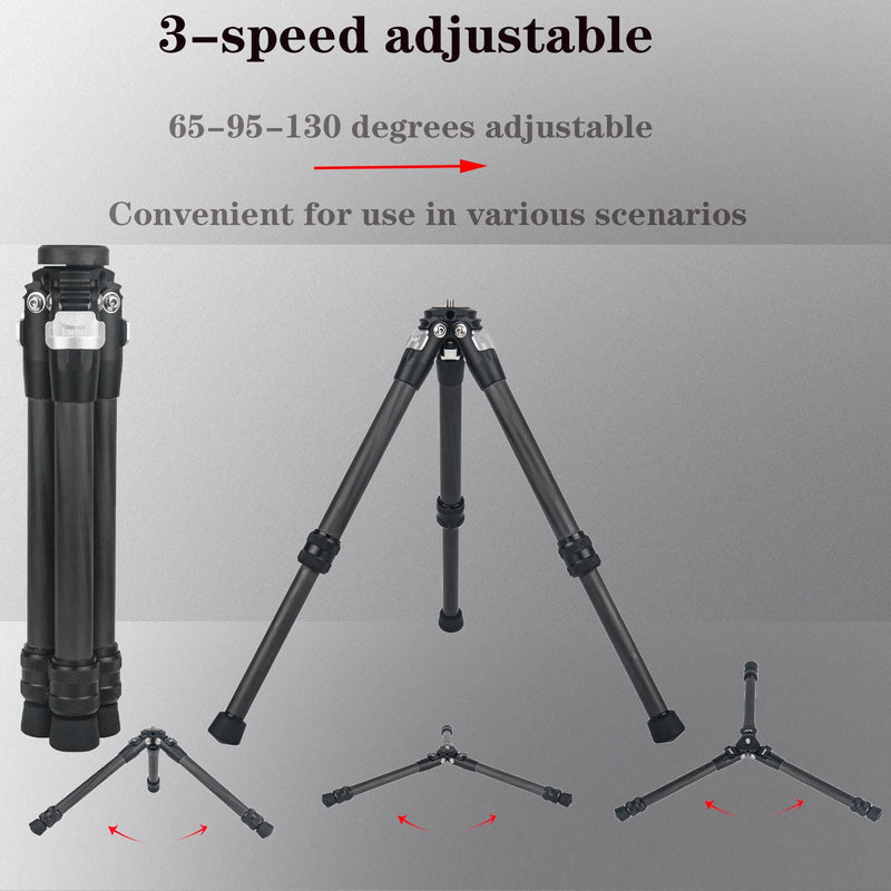 True Carbon Fiber Mini Tripod Desktop Tabletop Stand Tripod for insta360 Insta 360 ONE X X2 X3 RS Gopro Go pro Hero 12 11 9 8 7 6 5 DJI Smooth 4, Osmo Mobile, Ronin-S Accessories (Silver) Silver