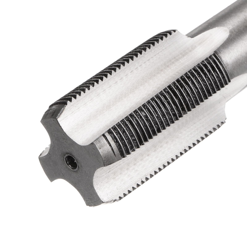 uxcell Metric Hand Tap M27 Thread 1.5 Pitch 4 Straight Flutes H2 Alloy Tool Steel Bottom & Taper Screw Tap Set Tapping Tools for Repairing 1 Pair M27 x 1.5