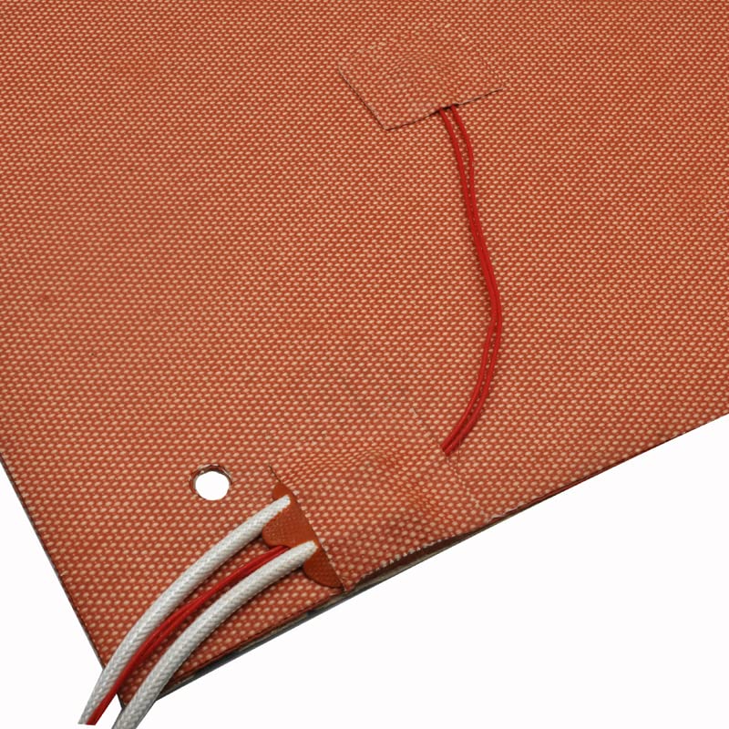 High Temperature 24V 235mm Ender 3 V2 Flexible Silicone Heater Hot Bed 5 Holes for Creality Ender 3 Pro 3S Ender 5 3D Printer with 4 Points Build Plate