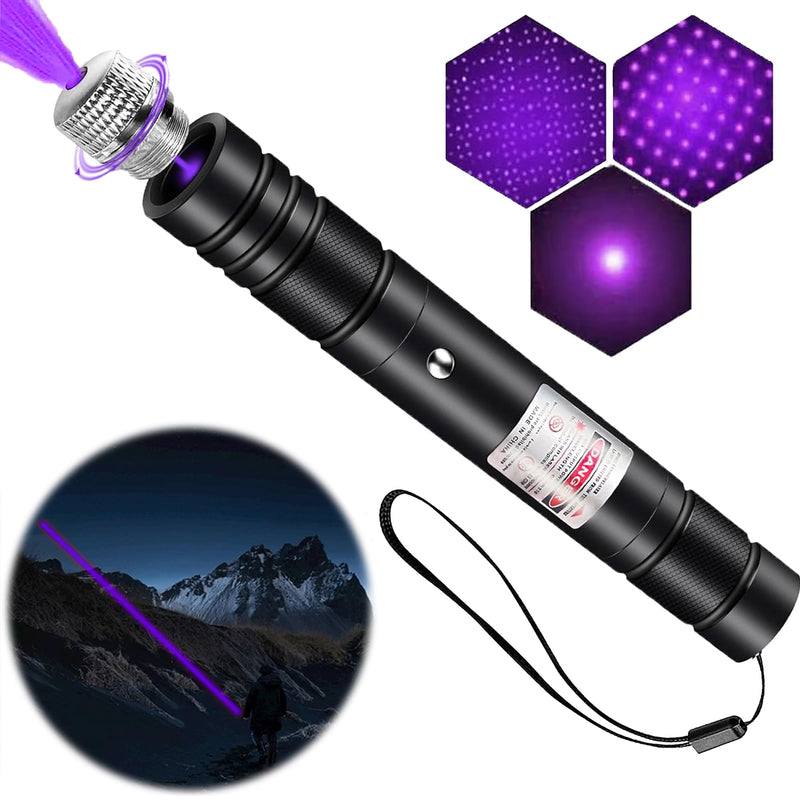 Purple Laser Pointer Indicator Light, Multiple Modes of cat Toy Pointer Teaching, Teaching Laser Pointer, USB Charging green